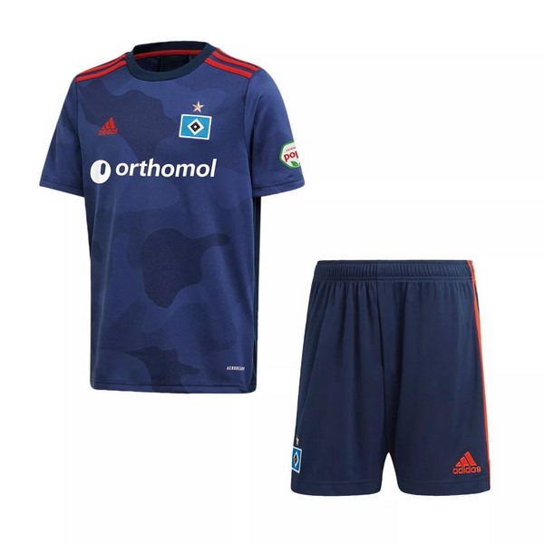 Camiseta Hamburgo S.V Segunda Equipo Niños 2020-21 Azul